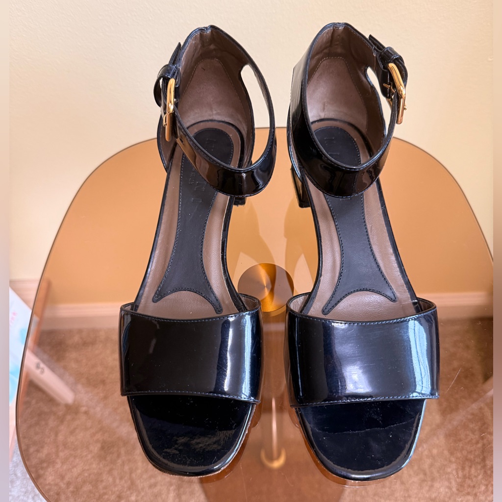 Marni Patent Buckled Sandals